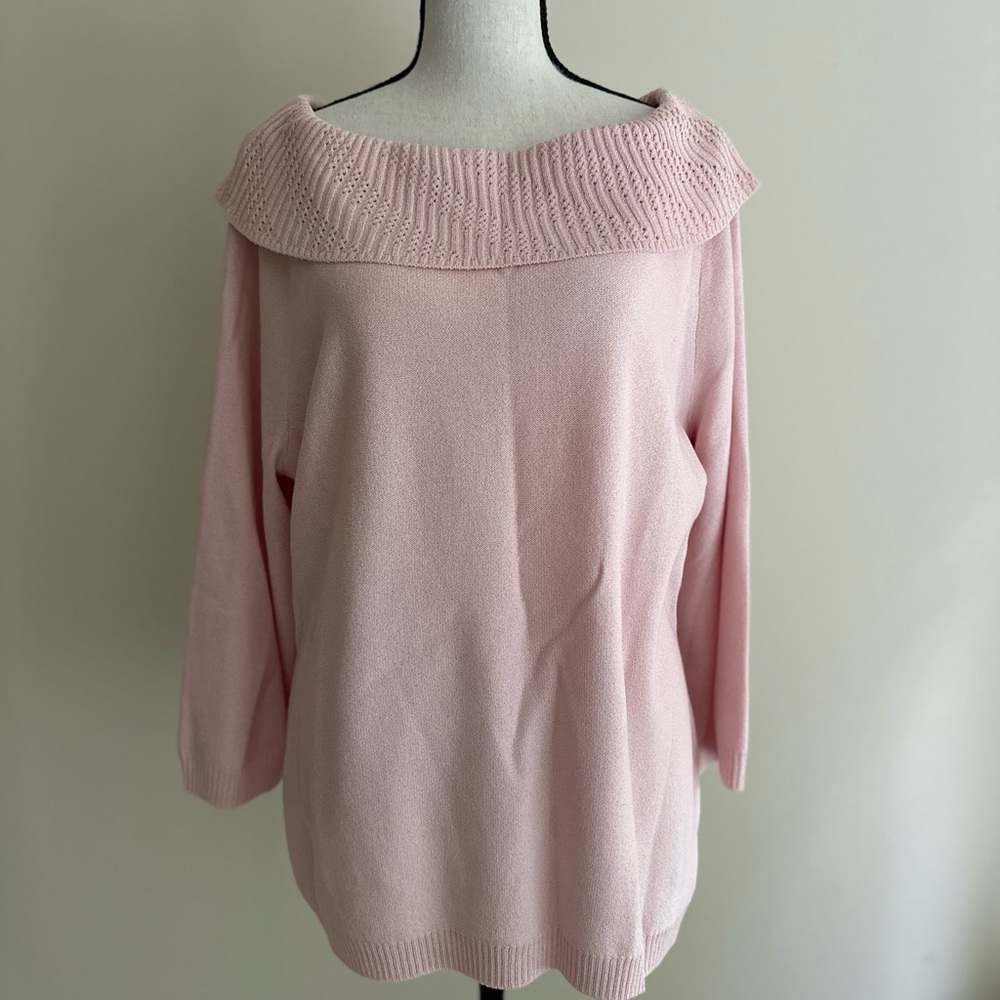 St. John Sport Light Pink Knit Top